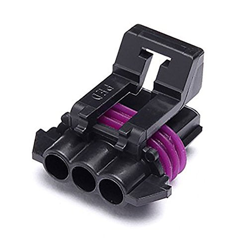 (2-Pack) 3-Pin Metri-Pack 150 Series 3-Way 16V & 14amps Connector w/20 22 AWG Sealed