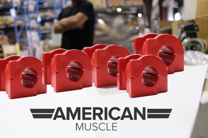 (2) Front Sway Bar Bushings FITS Camry Avalon Highlander Corolla Matrix Pontiac Vibe RX350 RX330 RX440H, Made In USA - 23.5 mm Diameter Bar 23.5 mm Bar - CODE RED Bushing Kit 2002-2019
