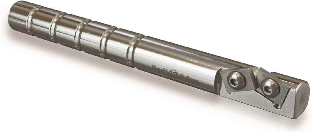 Redi Edge Stainless Steel Knife Sharpener – Stainless Steel Rust-Resistant Knife Sharpener with 40° Angle & Honing Surface for Outdoor and Kitchen Use