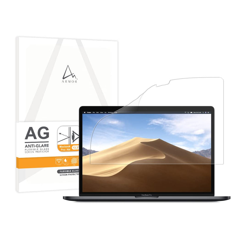 ARMOR Flexible Glass Screen Protector for MacBook Pro 13.3" / MacBook Air 13.3", Anti Glare with Blue Light Filter