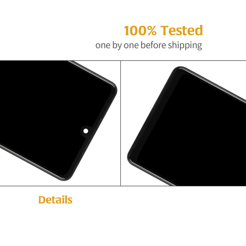 for LG Stylo 6 Q730 6.8" LCD with Blue Frame Screen Replacement LMQ730TM LCD Display Touch Digitizer Screen Assembly with Repair Tools