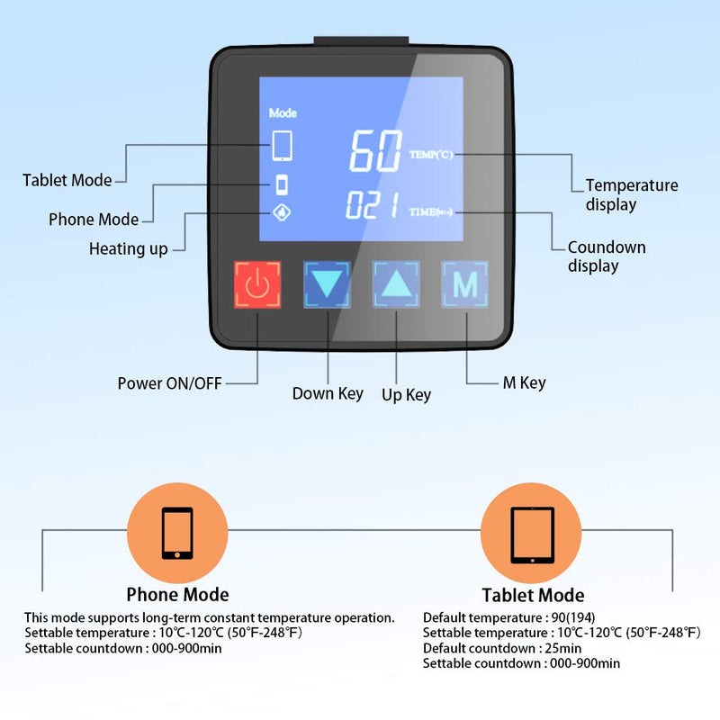 CPB Heating Pad Compatible with iPad Mini Phone Smartphone LCD Screen Separator Machine Repair Tools Heat Plate CPB300 MINI