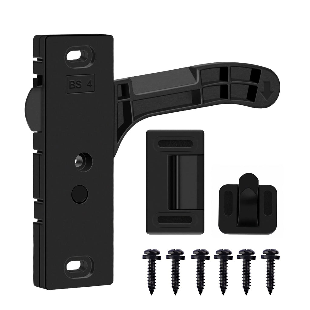 Metal RV Screen Door Latch Kit, Right Hand Handle for Camper, Motorhome, Travel Trailer (Right) Right handle