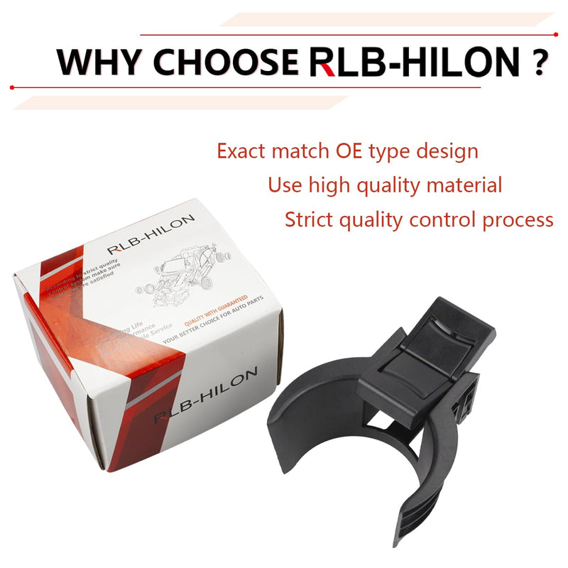 RLB-HILON Cup Holder Insert Divider Compatible with Toyota Highlander 2014 2015 2016 2017 2018 2019 Year Style A