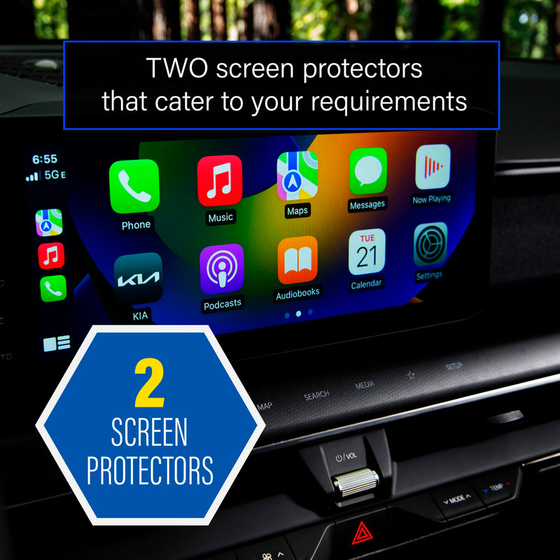 Anti Glare Matte Screen Protector for 2025 Toyota Camry 12.3 Inch infotainment Navigation Display 2 Pack