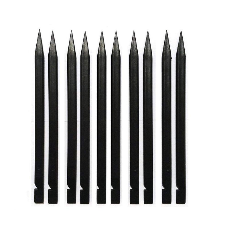 Fixinus 200 Pieces 4.72" Black Stick Non-Abrasive Nylon Plastic Spudger Security Pry Bar for iPhone iPad Mobile Phone Tablet Laptop LCD Screen Opening Repair Tool