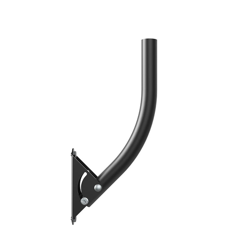 ANTOP Adjustable Outdoor/Attic TV Antenna Mount Pole, Stainless Painting 13 inch Arm Length, Reversible, Lightweight, Waterproof, Easy Installation