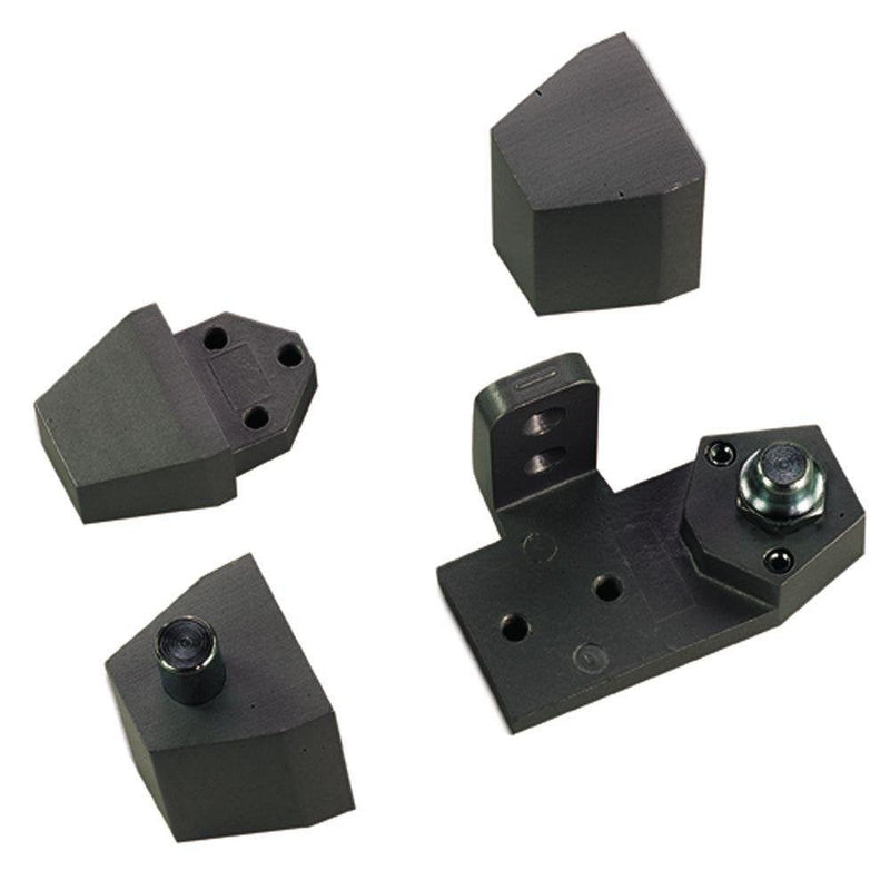 Arch/Vistawall Style TOP & Bottom Pivot Hinge Set for Commercial Adams Rite Type Storefront Door, Choose Handing & Finish (Left Hand in Dark Bronze)