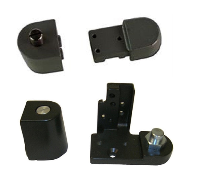 Pacific Doorware Kawneer Style TOP & Bottom Pivot Hinge Set for Commercial Adams Rite Type Storefront Door, Choose Handing & Finish (Left Hand in Dark Bronze)