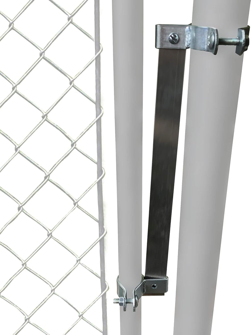 Sta-Klos Gate Closer – Premium Self-Closing Stainless Spring with Adjustable Tension – Reliable Automatic Closer for Pool, Dog & Outdoor Gates – Made in USA (No Power Required) Silver