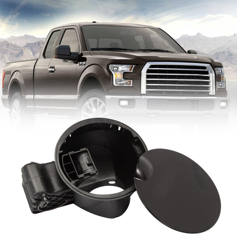 Fuel Filler Gas Cap Door Lid Housing & Door Cap kit Fits For 2004-2008 F150, 2006-2008 Lincoln Mark LT, Gas Tank Cap Door Hinge, Replaces#4L3Z-9927936-BA, 924-801, 4L3Z9927936BA, 924801
