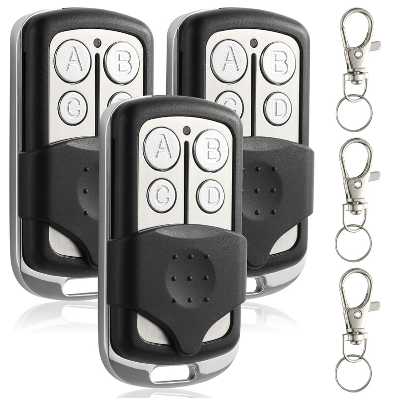 3 Keychain Garage Door Opener Remote,Compatible with LiftMaster Chamberlain Garage Door Opener,893MAX,890MAX 953EV/EVC,3 Pack Keychain-3P