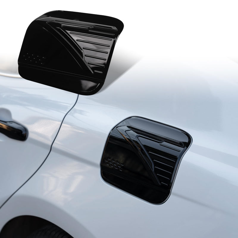 Compatible with Toyota Camry Gas Tank Door Cover Gasoline Fuel Petrol Oil Filler Caps Decoration for Camry 2025 -Piano Black for 2025 Camry