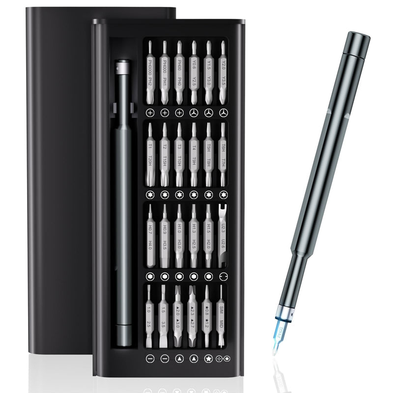 Small Precision Screwdriver Set,50 in 1 Professional Magnetic Mini Screwdriver Repair Tool Kit for PC,Computer,Laptop,Iphone,Cell Phone,MacBook,Tablet,Watch,Eyeglasses Electronic Ring Doorbell 50 Iron Gray