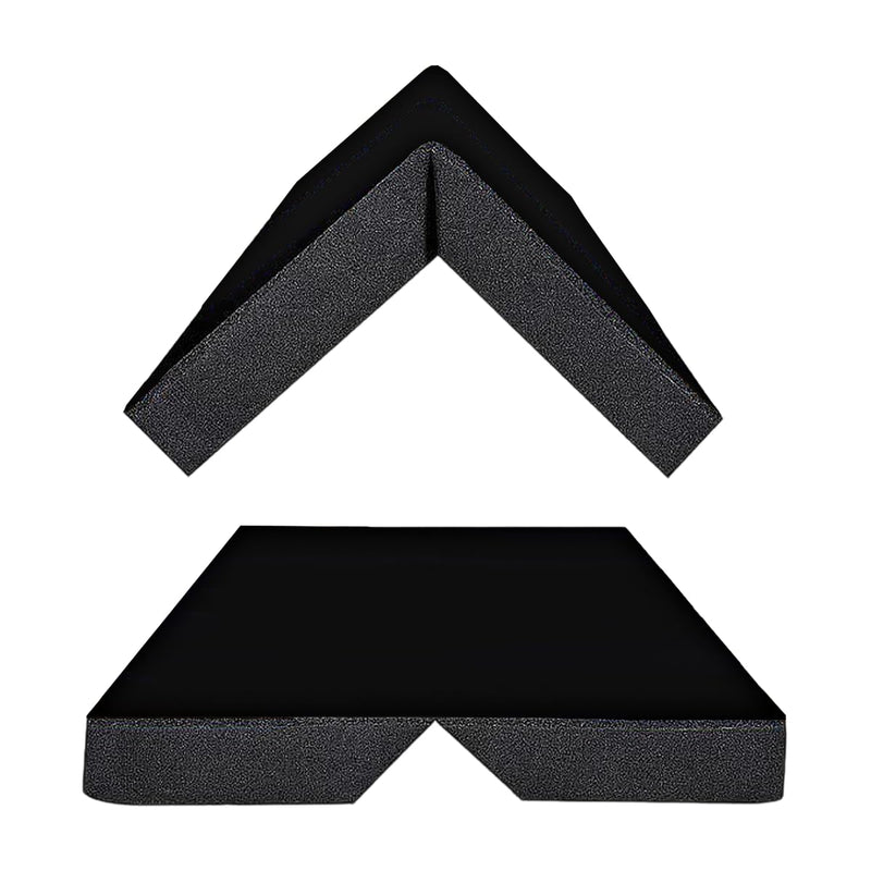 2PCS Garage Wall Guard, Foam Wall Bumper Corner Guard Car Door Protector for Parking Garages, Self-Adhesive Garage Pole Padding Wall Edge Protector for Parking Lot & Warehouse (Corner)