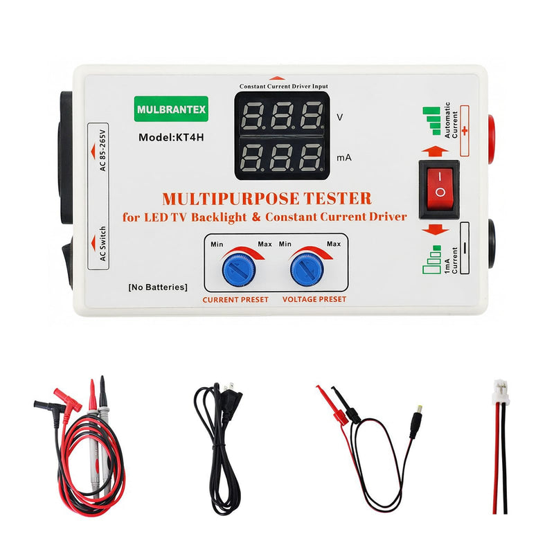 Constant Current Board & TV Backlight Strip & LED Lamp Bead Multi Tester, No Screen Disassembly, Test Tool for All LED Lights Repair, Professional TV Maintenance Testing Kit, Output 0-330V (0-150mA)