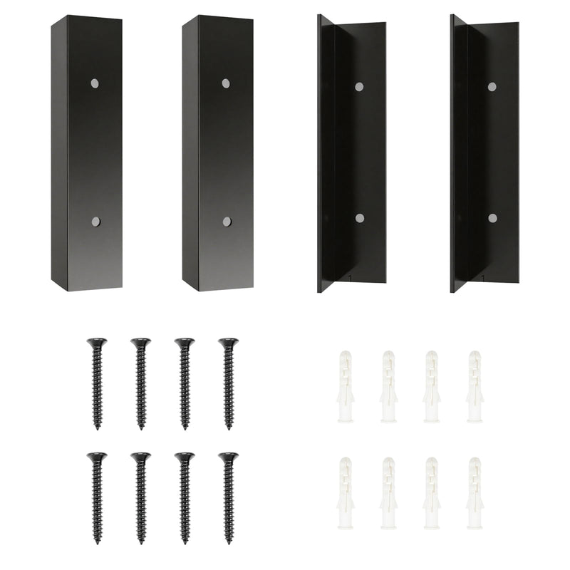 Garage Door Rodent Guard – Aluminum Mouse Snake Shield Plates – Rust-Proof Garage Bottom Corners – Universal Fit – Easy Install with Screws (4 Pack) 4 Pack