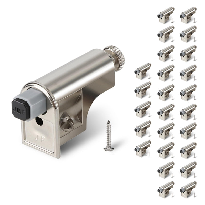 25 Pcs Soft Close Cabinet Door Damper, Soft Close Dampers for Cabinet Doors/Wardrobe/Kitchen/Bookcases, Hydraulic Cabinet Buffer Damper, Silent Door Closing, with self-Closing Mechanism 25-PACK
