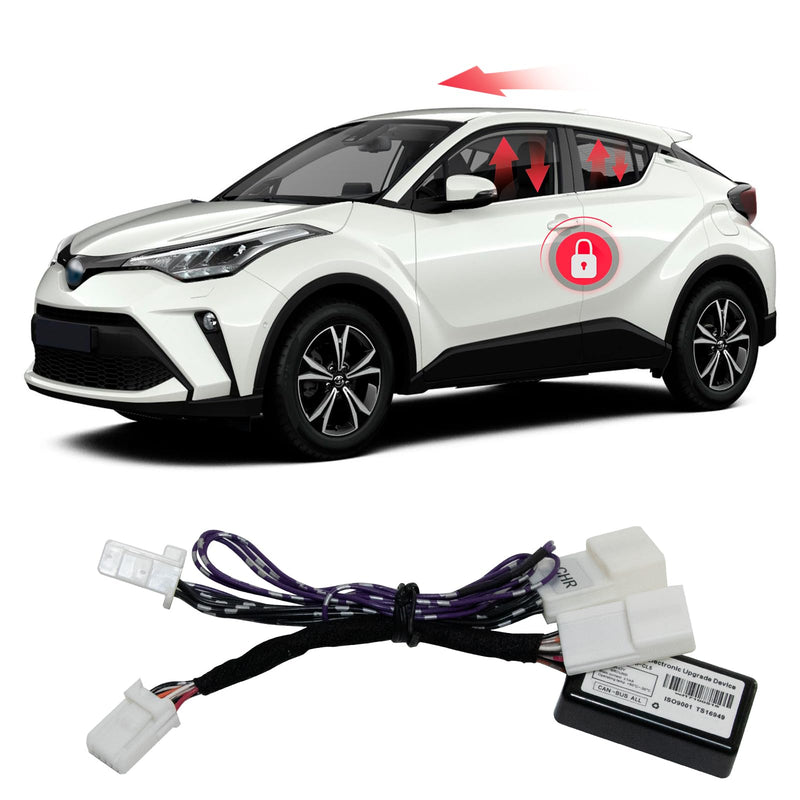 Intelligent Car Window & Sunroof Closer and Door Auto Lock/Unlock Module for Toyota CH-R 2018-2022, Remote to Roll Up Down Windows Upgrade, Plug and Play Installation
