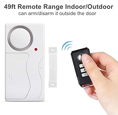 Wsdcam Door Alarm Wireless Anti-Theft Remote Control Door and Window Security Alarms - LeoForward Australia