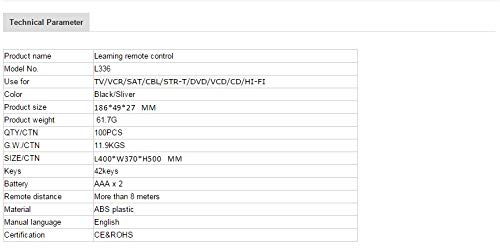CHUNGHOP Universal IR Learning Remote Control for Smart TV VCR CBL DVD SAT STR-TV CD VCD HI-FI 3 in 1 Programmable Controller L336 with Learn Function 3-Device - LeoForward Australia