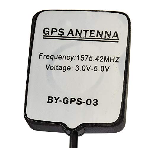 Eightwood Waterproof Active Navigation GPS Antenna Fakra Blue C Female Right Angle Magnetic Base Compatible with Ford VW Audi MFD2 RNS2 RNS-E - LeoForward Australia