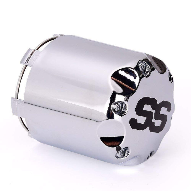 10L0L ITP SS Wheel Alloy Center Hub Cap 8,10,12 Inch Push in Style Chrome SS Center Caps for Golf Cart Wheel - LeoForward Australia