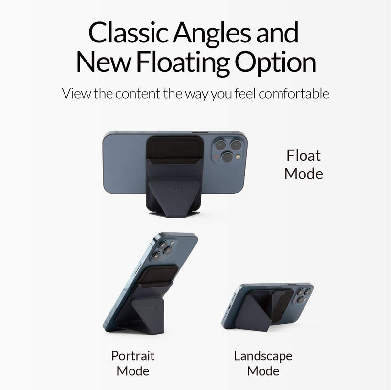 MOFT The First Snap-On Magnetic Stand & Wallet for iPhone 12 Series for iPhone 12/12 Mini/12 Pro/12 Pro Max (Ash Grey) - LeoForward Australia
