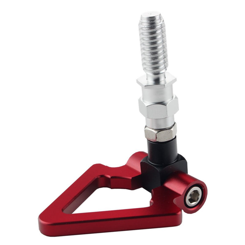 DEWHEL Triangle Tow Hooks Ring Front Rear Red Fits Euro Auto BMW E46 E81 E30 E36 E90 E91 E92 E93 1 3 5 6 7 Series & Mini Cooper Red-Euro Car - LeoForward Australia