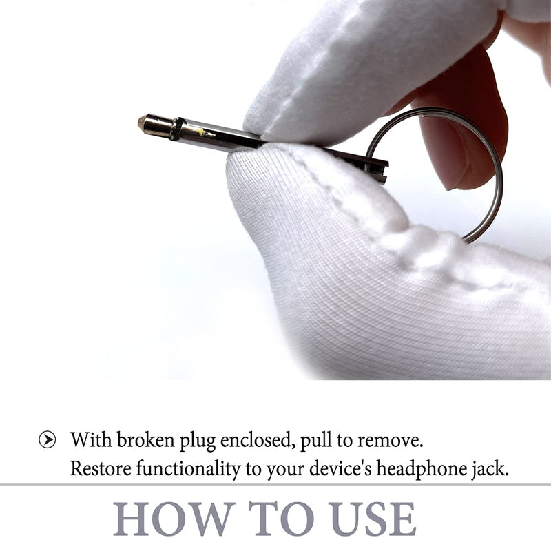 Metal Tube Headphone Plug Extraction Tool- Headphone Tip Removal Tool,Remove Broken Headphone Plug from Headphone Jack of Mobile Devices - LeoForward Australia