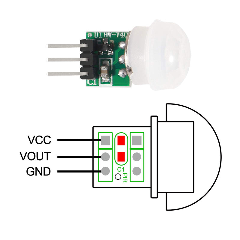 DORHEA ESP8266 DHT22 Temperature and Humidity Motion IR Pyroelectric Infrared Sensor Module Kit, WiFi Development Board + DHT22 Temperature Humidity Sensor + IR Infrared Human Sensor Module 5PCS - LeoForward Australia