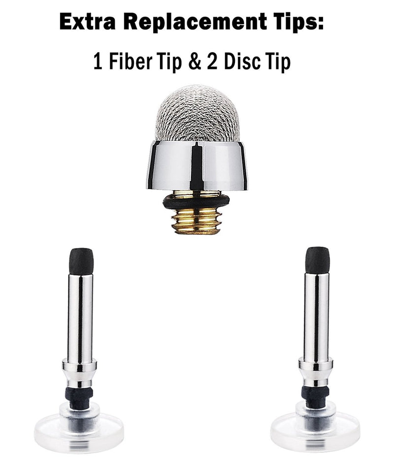 CCIVV Stylus Pen 2 in 1 Fine Point & Mesh Tip for Touch Screen, Compatible for Tablet and Cellphone (1Pc, Rose Gold) 1Pc - LeoForward Australia