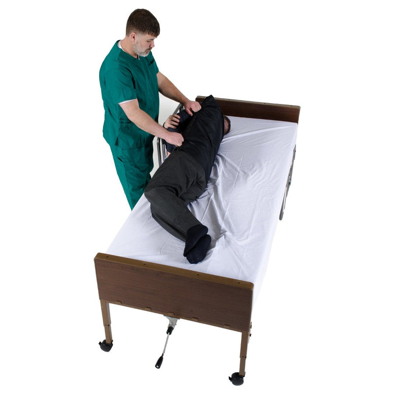 Patient Aid 48 X 28 Tubular Reusable Slide Sheet With Handles For Patient Transfers Turning 