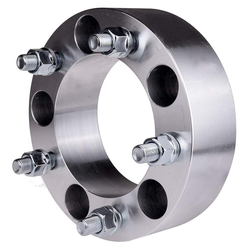ECCPP 5x139.7 5 lug 50mm Wheel Spacers 5x5.5 to 5x5.5 2 inch 108mm 2X fits for Dodge Ram 1500 Ford F-100 F-150 E-150 Econoline Bronco Suzuki Vitara Jeep CJ &More with 1/2" studs (5x139.7) 2PC|2"|5x5.5 - LeoForward Australia