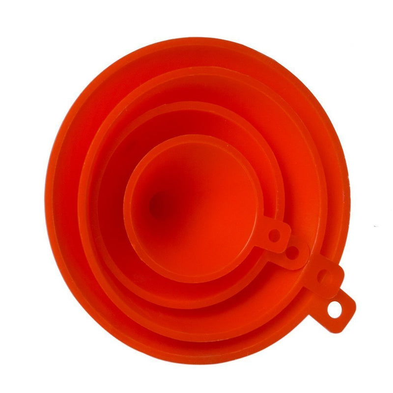 DEDC Gas Funnels Plastic Funnel 2 Set of 8 for Car Automotive Mini Small Large Red 8pcs Oil Funnels - LeoForward Australia