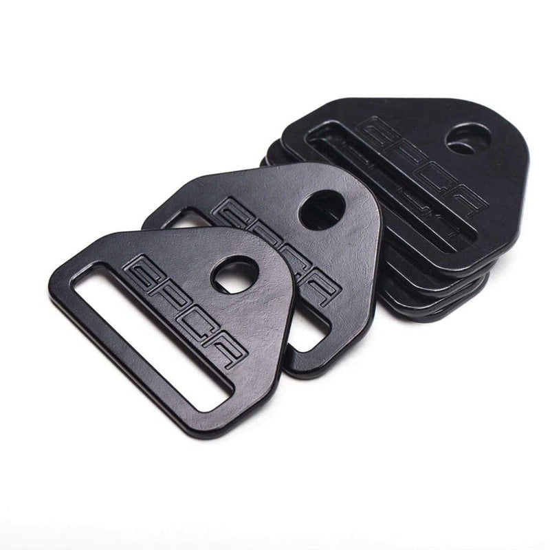 GPCA Star Thumbscrew M8 25mm + Nut + Washer + Tie-Down D-Plates Kit Compatible with Wrangler JL JT JK YJ TJ CJ Sport Sahara Rubicon Gladiator 2DR/ 4DR 1995-2021 (Pack of 6) 6 Pack Quick Release + Tie-Down D-Plate - LeoForward Australia