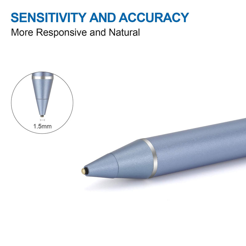 Active Stylus Pens for Touch Screens, Active Pencil Smart Digital Pens Fine Point Stylist Pen Compatible with iPhone iPad,Samsung/Android Smart Phone&Tablet Writing Drawing by maylofi (Blue) Blue - LeoForward Australia