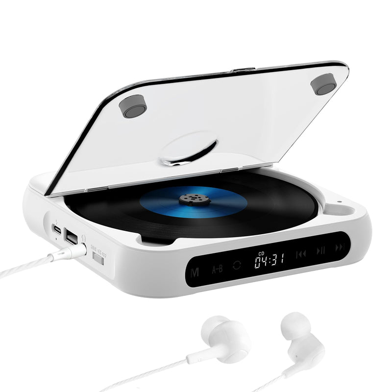 MICOCIOUS Portable CD Player Personal CD Players with Bluetooth