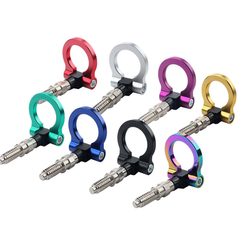 JGR Track Racing Style Tow Hook Towing Eye CNC Aluminum Screw On Front Rear Bumper for BMW 3 Series E36 E46 E90 E91 E92 E93 318 320 323 325 328 330 335 M3 1992 to 2012 Red 3 Series-E36 E46 E90 E91 E92 E93 - LeoForward Australia