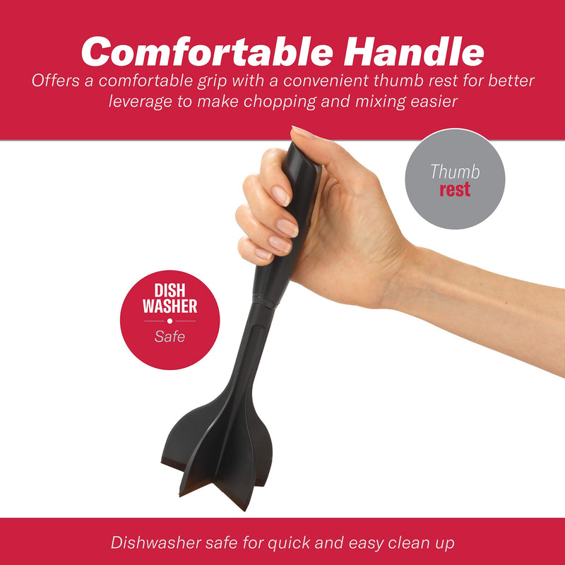Good Cook Touch High-Temp Hamburger Meat Chopper, Black - LeoForward Australia