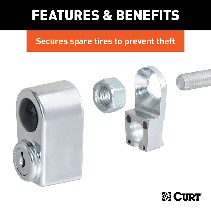 CURT 23562 Spare Tire Lock - LeoForward Australia