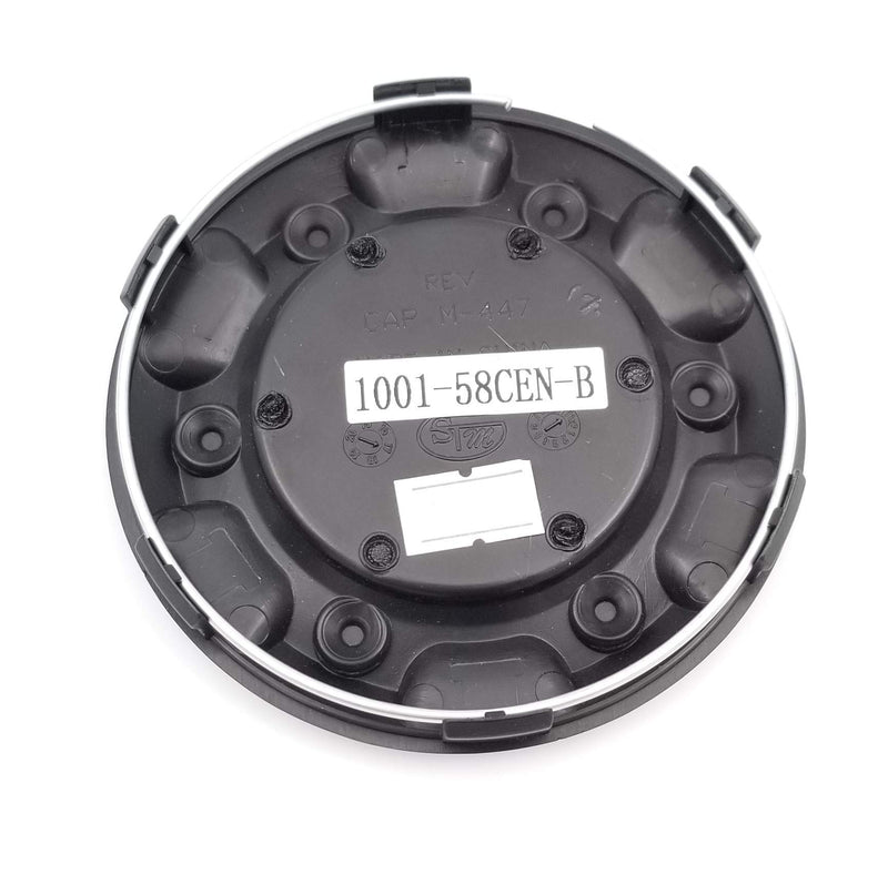 Fuel Matte Black Custom Wheel Center Cap ONE (1) M-447, 1001-58 - LeoForward Australia