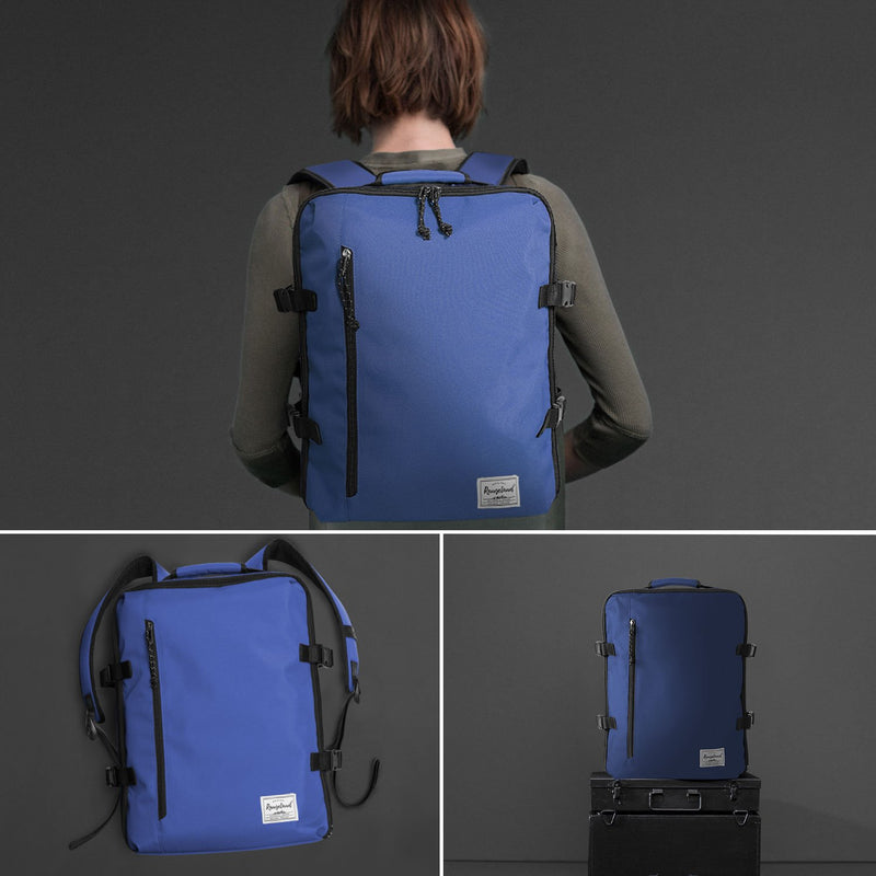 Rangeland Travel Backpack NEW 2021 21L Carry-on Daypack Fits 15-inch Laptop Notebook and Travel Accessories, Blueberry Meets IATA Flight Standards - LeoForward Australia