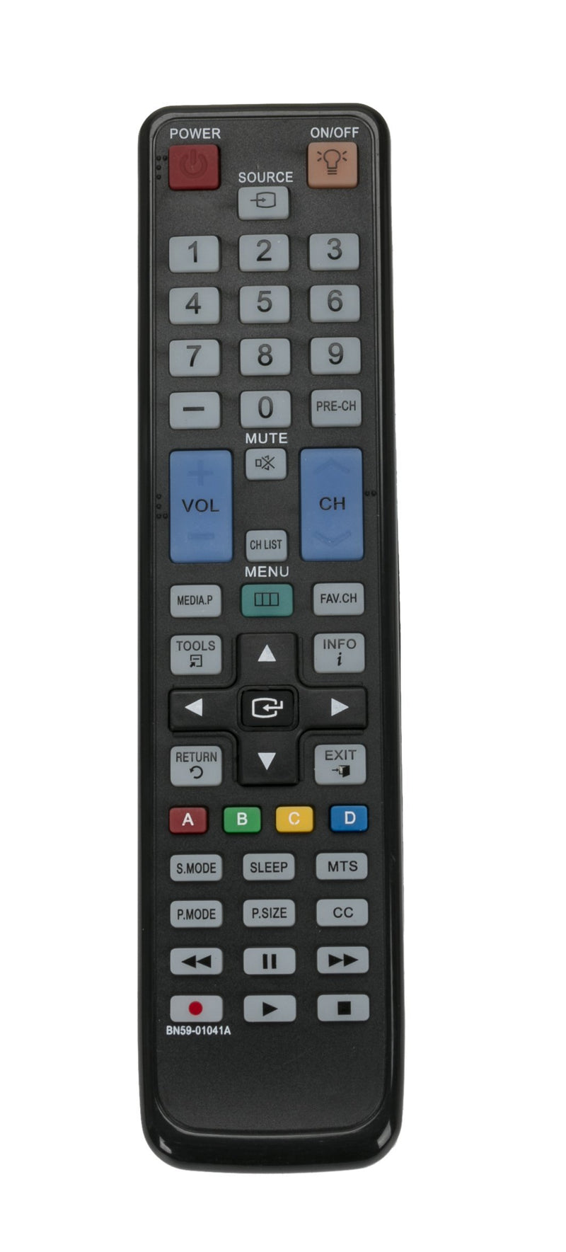BN59-01041A Replace Remote for Samsung TVs LN46C630K1F LN46D610M4F LN37C550J1F LN32C550J1F LN40C550J1F LN40C610N1F LN40C630K1F PN50C590G4F PN58C550G1F PN63C550G1F PN63C590G4F - LeoForward Australia