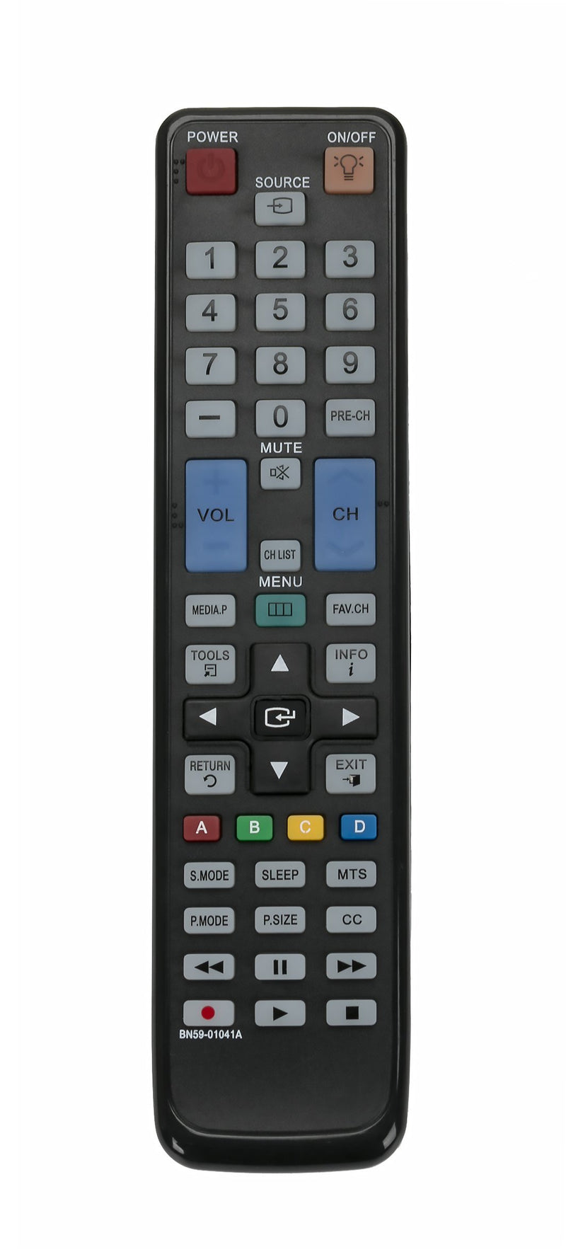 BN59-01041A Replace Remote for Samsung TVs LN46C630K1F LN46D610M4F LN37C550J1F LN32C550J1F LN40C550J1F LN40C610N1F LN40C630K1F PN50C590G4F PN58C550G1F PN63C550G1F PN63C590G4F - LeoForward Australia