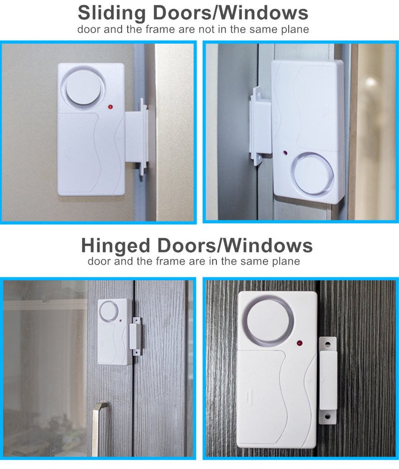 Wsdcam Door Alarm Wireless Anti-Theft Remote Control Door and Window Security Alarms - LeoForward Australia