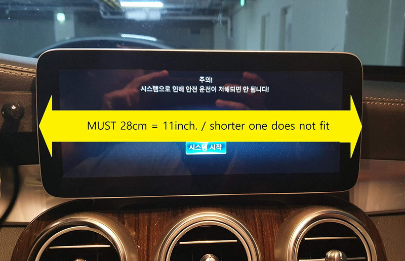 Cellphone Holder Compitable with Mercedes Benz GLC(X253), C(W205) (10.25inch Screen Black) 10.25inch black - LeoForward Australia