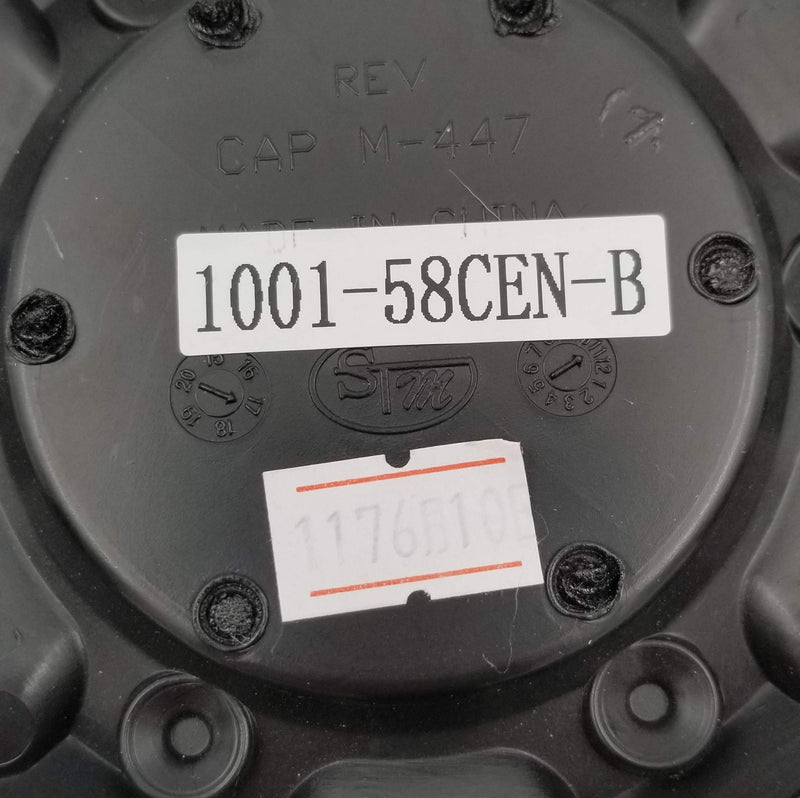 Fuel Matte Black Custom Wheel Center Cap ONE (1) M-447, 1001-58 - LeoForward Australia