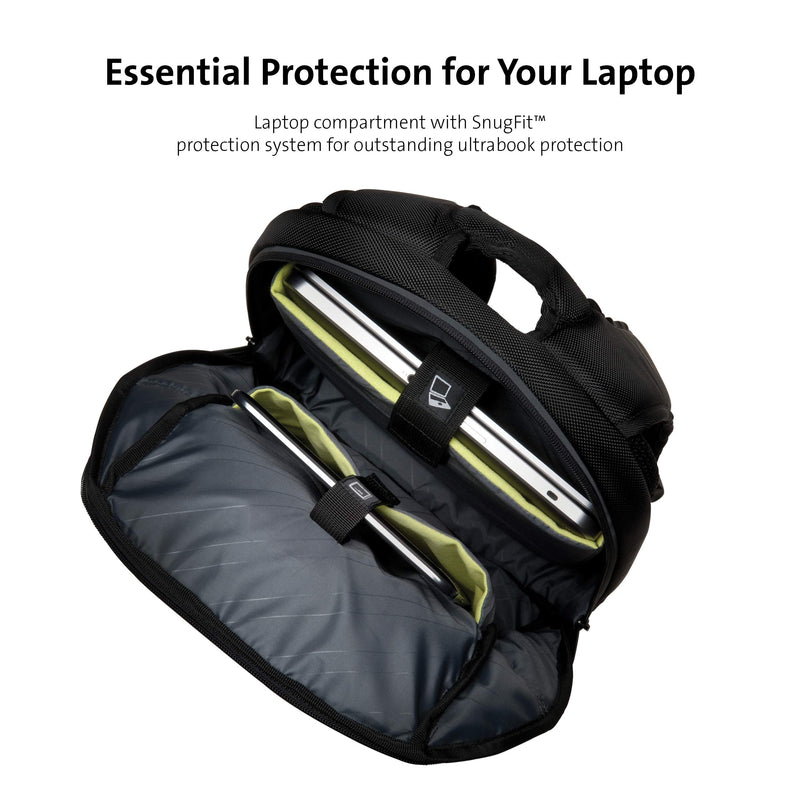 Kensington Triple Trek Slim Backpack for MacBooks, Chromebooks, Tablets & Ultrabooks up to 13-Inch-14-Inch (K62591AM), Black - LeoForward Australia
