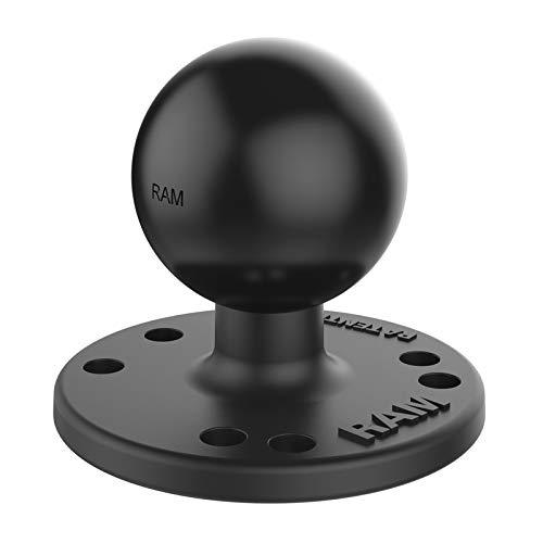 RAM Mounts Round Plate with Ball RAM-202U with C Size 1.5" Ball - LeoForward Australia